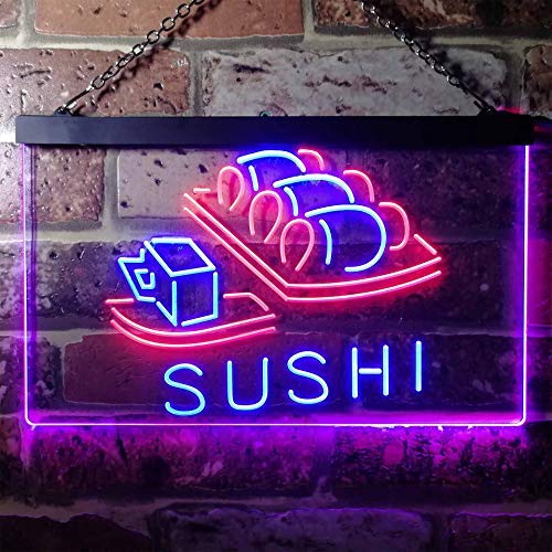 Sushi Dual LED Neon Light Sign